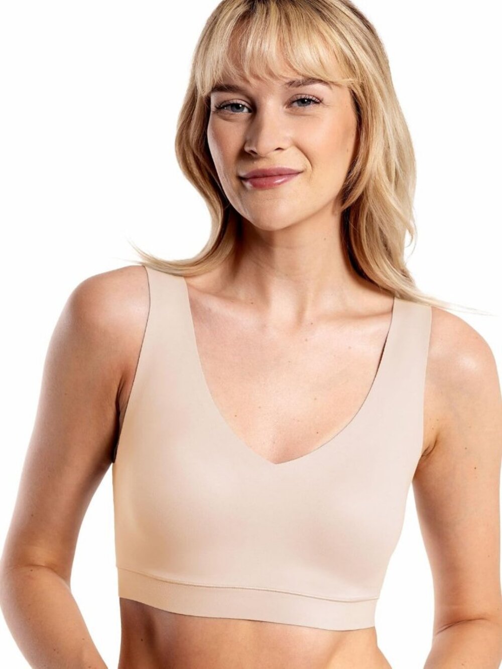 Cozy Wirefree Full Coverage Seamless Bra with Embedded Pad for Ultimate Comfort